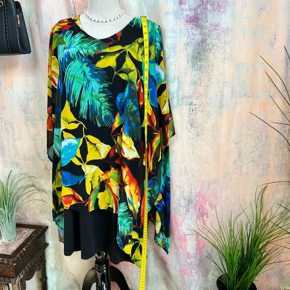 NWOT📌 Thea  Elegant Floral Dress Perfect to Cover Up Some Unwanted Pounds - Picture 8 of 16